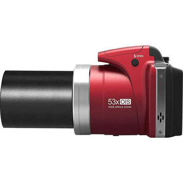 Minolta Pro Shot 16MP Digital Camera with 53x Optical Zoom - Red - Open Box