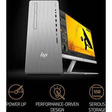 Hewlett Packard ENVY Desktop Computer, Intel Core i5-8400, 256GB SSD Open Box