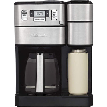 Cuisinart SS-GB1 Coffee Center Grind & Brew Plus + Stainless Steel Ice Cubes + Travel Mug