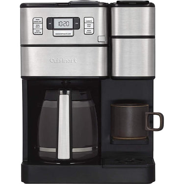 Cuisinart SS-GB1 Coffee Center Grind & Brew Plus + Stainless Steel Ice Cubes + Travel Mug