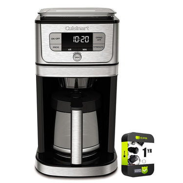 Cuisinart Burr Grind & Brew 12 Cup Coffeemaker with 1 Year Extended Warranty