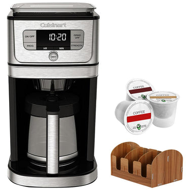 Cuisinart DGB-800 Burr Grind & Brew 12 Cup Coffeemaker w/ Brew Cups Bundle