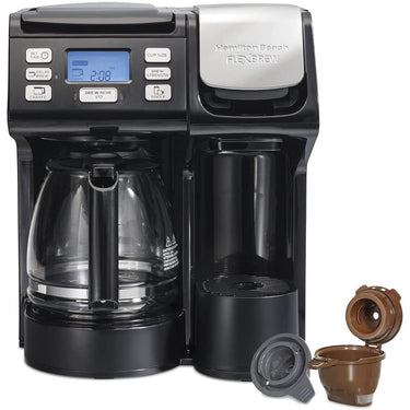 Hamilton Beach FlexBrew Trio 3-way Coffee Maker Black + Coffee Caddy and K-Cups