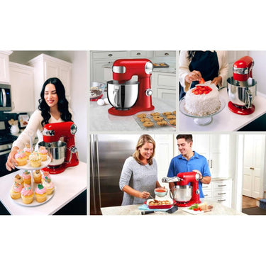 Cuisinart Precision Master 5.5-Quart 12-Speed Stand Mixer (Ruby Red), Open box