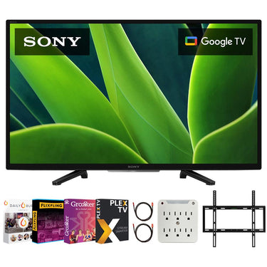 Sony 32-inch W830K HD LED HDR TV w/ Google TV + Movies Streaming Pack