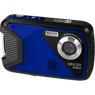 Minolta 21MP Full HD 2.8" Touch LCD Screen Waterproof Digital Camera Open Box