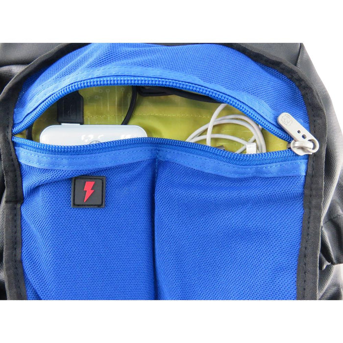 Swissdigital SD-03B Sound Byte Bluetooth Speaker Backpack with 14" Laptop Pocket, USB