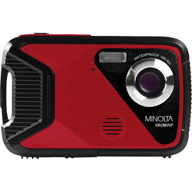 Minolta 21MP Full HD 2.8" Touch LCD Screen Waterproof Digital Camera Open Box