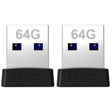 Lexar JumpDrive S47 USB 3.1 Flash Drive 64GB 2 Pack