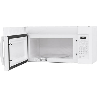 GE 1.6 Cu. Ft. Over-the-Range Microwave Oven, White - Open Box