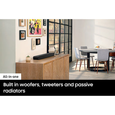 Samsung HW-S50B 3.0ch All-in-One Soundbar w/ Dolby 5.1 DTS Virtual:X 2022 - Open Box