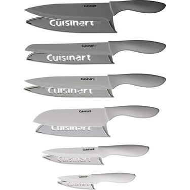 Cuisinart Advantage 12-Piece Gray Knife Set with Blade Guards