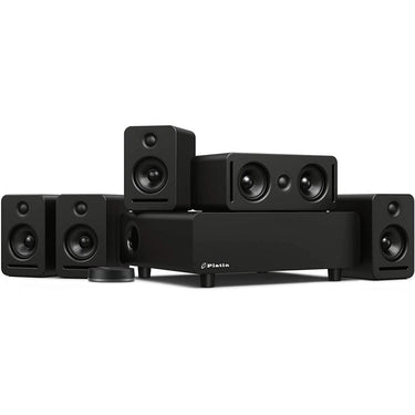 Platin Monaco 5.1 5-Speaker Audio System w/ WiSA SoundSend Transmitter +Warranty Bundle