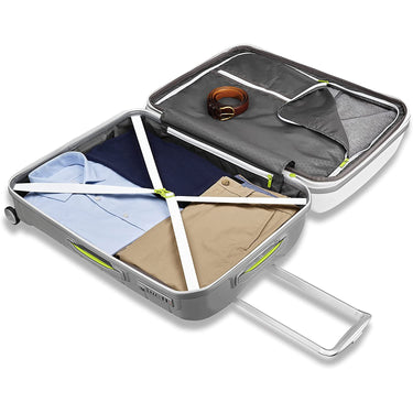 Samsonite Freeform 28" Large Spinner Luggage, White/Grey