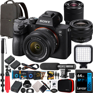 Sony a7 III Full Frame Mirrorless Camera + 28-60mm F4-5.6 + 28-70mm 2 Lens Kit Bundle