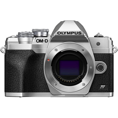 OM Systems Olympus OM-D E-M10 Mark IV 20MP Digital Camera Body; Silver (V207130SU000)