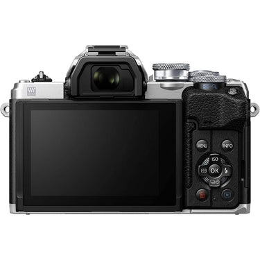 OM SYSTEM Olympus OM-D E-M10 Mark IV 20MP Digital Camera Body, Silver (V207130SU000)