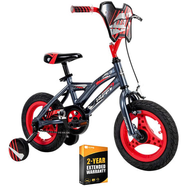 Huffy 22900 Mod X Kids 12-inch Bike - Grey w/ 2 Year Extended Warranty