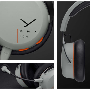 BeyerDynamic MMX 100 Closed Back Analog Gaming Headset for PC, Playstation, Xbox - Grey