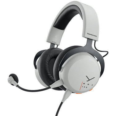 BeyerDynamic MMX 100 Closed Back Analog Gaming Headset for PC, Playstation, Xbox - Grey