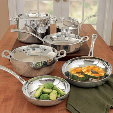 Cuisinart FCT-10 - 10-Piece French Classic Tri-Ply Stainless Set