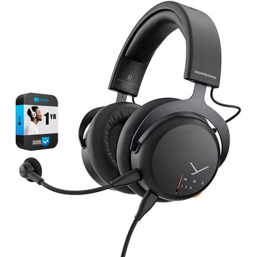 BeyerDynamic MMX 150 Closed Back USB Gaming Headset, Black w/ Warranty Bundle