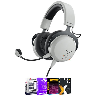 BeyerDynamic MMX 150 Closed Back USB Gaming Headset, Grey w/ Software Bundle