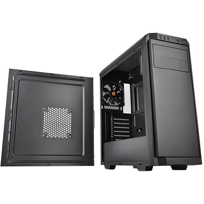Thermaltake V100 PC MicroATX Mid Tower Computer Case in Black - CA-1K7-00M1NN-01