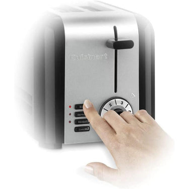 Cuisinart 2-Slice Compact Stainless Toaster, Brushed Stainless (CPT-320P1)