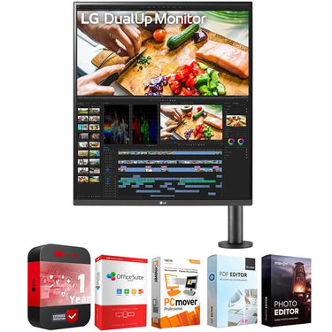 LG DualUp 28MQ780-B 16:18 SDQHD IPS HDR Monitor + Protection pack
