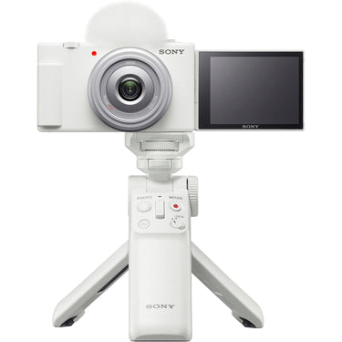Sony ZV-1F Vlog Camera for Content Creators and Vloggers - White ZV-1F/W
