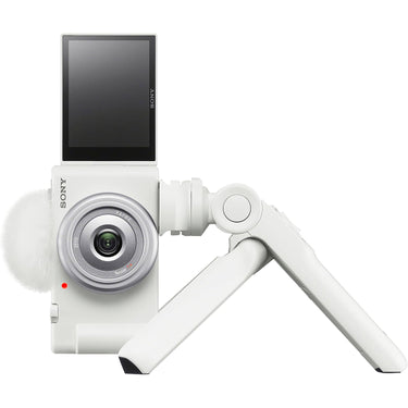 Sony ZV-1F Vlog Camera for Content Creators and Vloggers - White ZV-1F/W