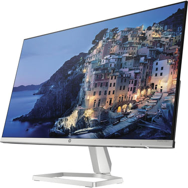 Hewlett Packard M24fd 23.8" Full HD 1080p 16:9 FreeSync IPS Monitor, Silver and Black