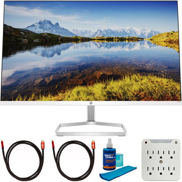Hewlett Packard 24" Full HD 1080p FreeSync HDMI VGA IPS Monitor+Cleaning Bundle