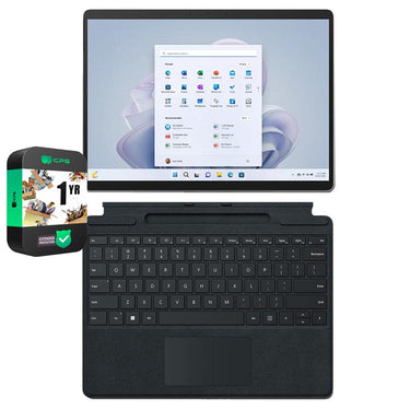 Microsoft Surface Pro 9 13" Tablet i7, 16/1TB, Platinum w/ Keyboard + Extended Protection