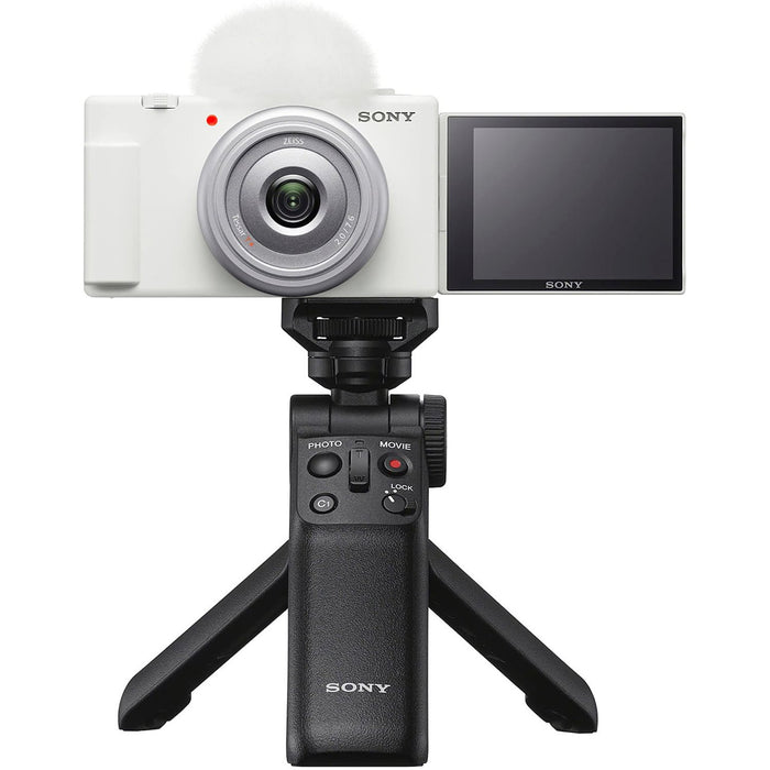 Sony Sony ZV-1 Compact 4K HD Camera - with Sony ACCVC1 Vlogger Accessory  Kit with Wireless Bluetooth Grip/Tripod (GP-VPT2 BT) and 64GB UHS-II SD  Card