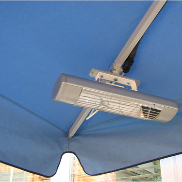 SUNHEAT WL15-B 1500W Commercial Outdoor Wall Mount Heater - Silver