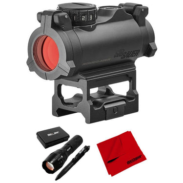Sig Sauer Sig Sauer ROMEO-MSR 1x20mm Red Dot Sight, 2 MOA Red Dot Reticle +Accessories Kit