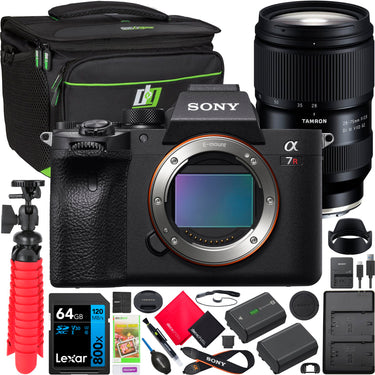 Sony a7R IV Mirrorless Full Frame Camera Kit + Tamron 28-75mm F2.8 G2 Lens Bundle