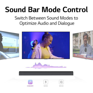 LG S80QY 3.1.3 ch High Res Sound Bar System with Dolby Atmos 2022 Model - Open Box