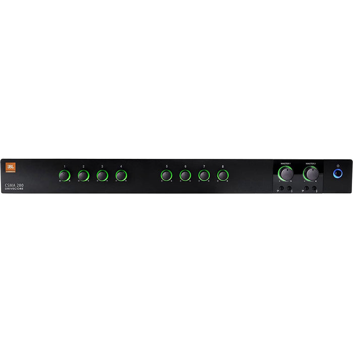 JBL CSMA280 Commercial Series Two-Channel 80-Watt Powered Audio Mixer/Amplifier