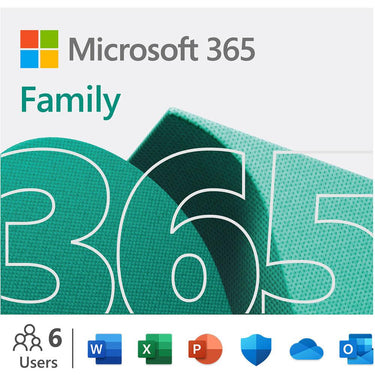 Microsoft 365 Family 15-Month License for 1-6 People (Download)