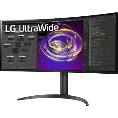 LG 34" Curved 21:9 UltraWide QHD (3440x1440) IPS Display PC Monitor (34WP85CN-B)