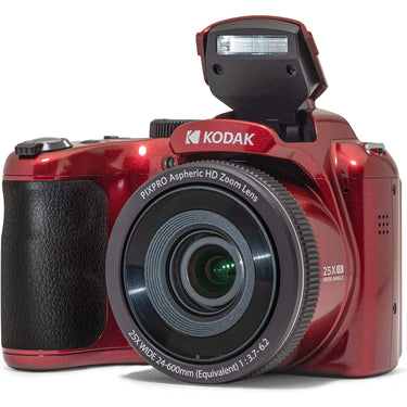 Kodak PIXPRO Astro Zoom AZ255-RD 16MP Digital Camera, 25X Optical Zoom, Red