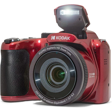 Kodak PIXPRO Astro Zoom AZ255-RD 16MP Digital Camera, 25X Optical Zoom, Red