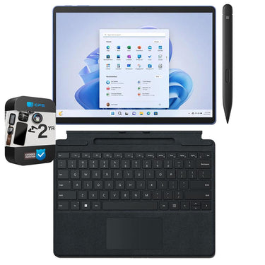 Microsoft Surface Pro 9 13" Tablet i7 16/256GB, Sapphire +Accessories +Extended Protection