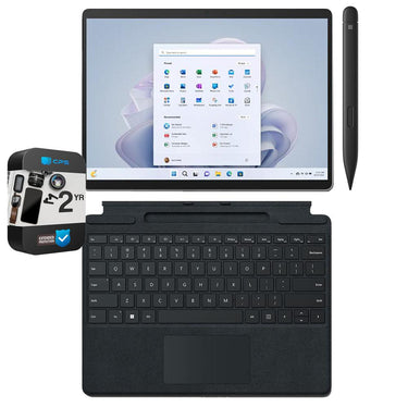 Microsoft Surface Pro 9 13" Tablet i7 16/512GB, Platinum +Accessories +Extended Protection