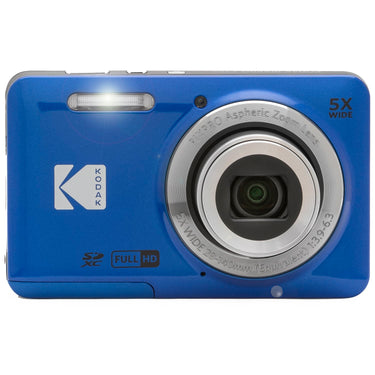 Kodak PIXPRO FZ55 Digital Camera Blue +Lexar 32GB Memory Card + Bag Camera Case