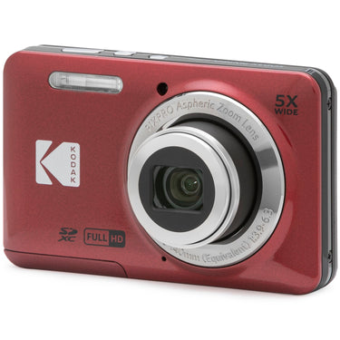 Kodak PIXPRO FZ55 Digital Camera Red +Lexar 32GB Memory Card + Bag Camera Case