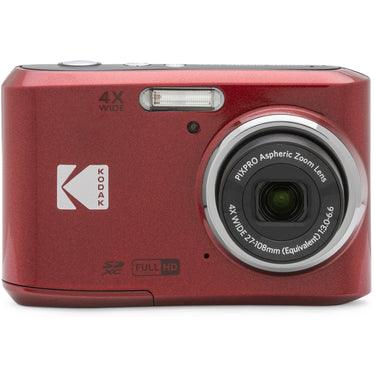 Kodak PIXPRO FZ45 16MP Digital Camera Red +Lexar 32GB Memory Card +Camera Case
